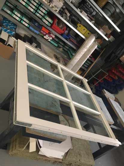 Fort Security Sash Window In Assembly Area